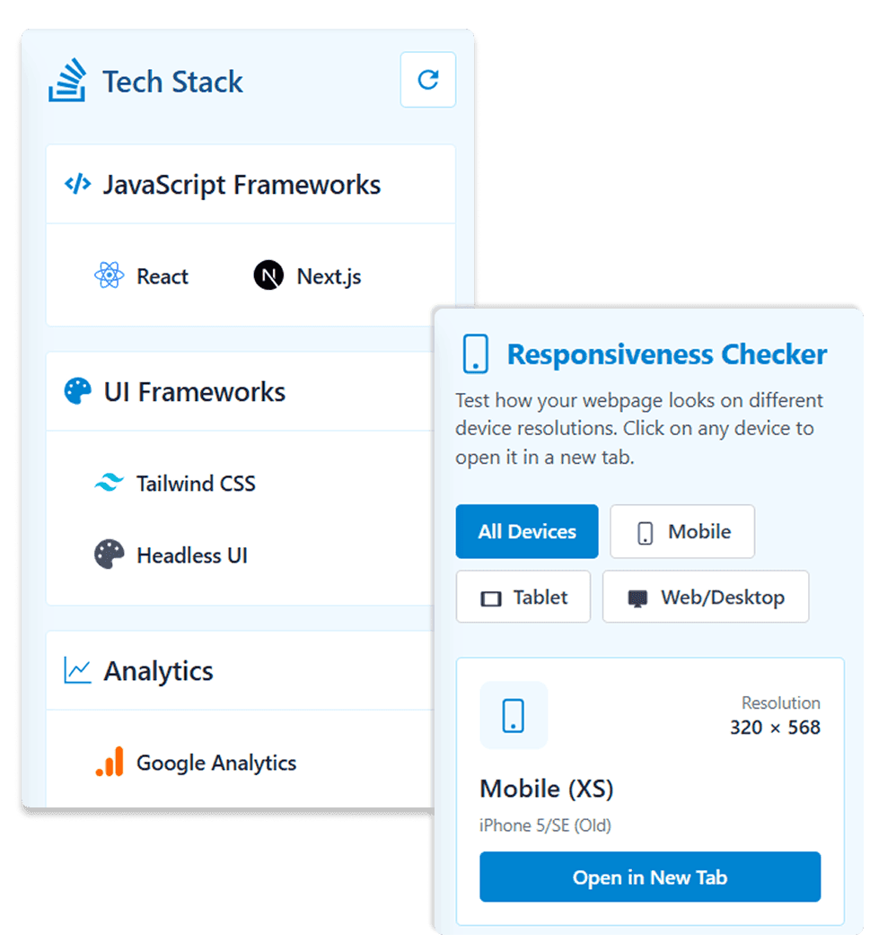 inspect all features